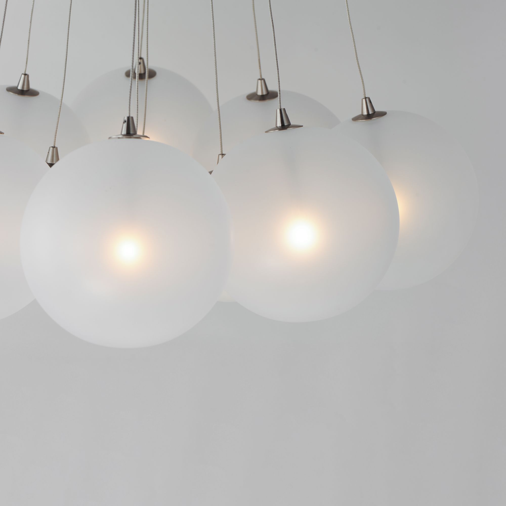 Image 5 Burst 12-Light LED Pendant - Frost more views