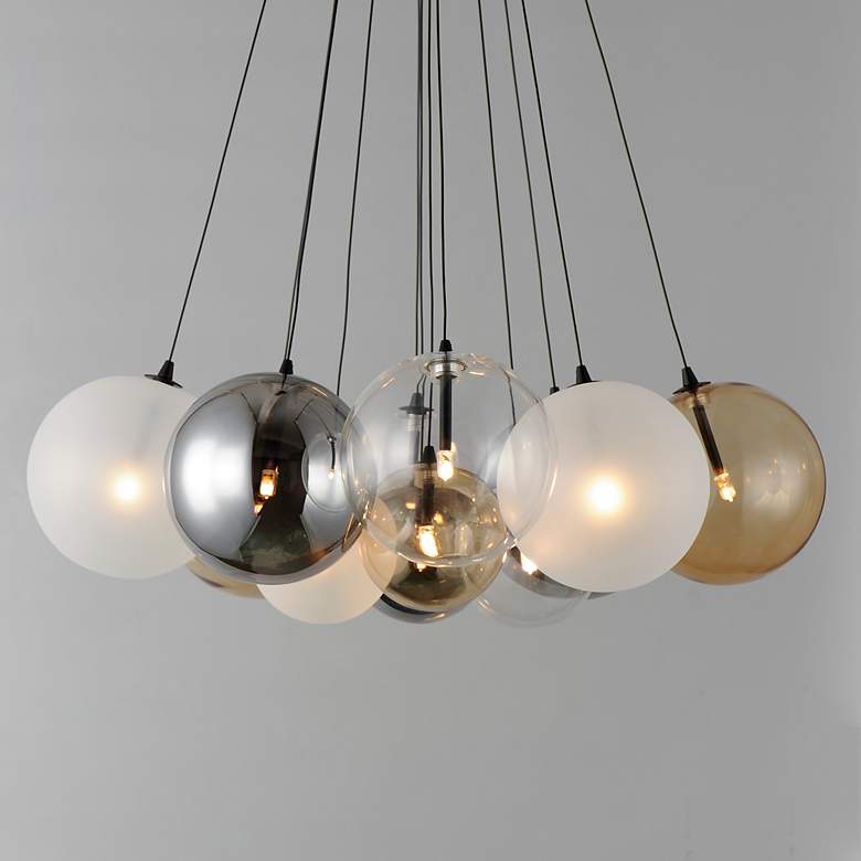 Image 1 Burst 12-Light LED Pendant - Mixed