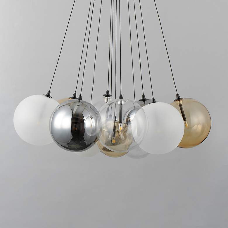 Image 3 Burst 12-Light LED Pendant - Mixed more views