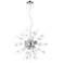 Burst 21 1/4" Wide Polished Nickel Sputnik Pendant Light