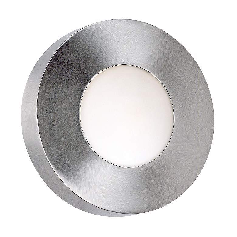 Image 1 Burst Aluminum 12 inch High Round Outdoor Ceiling or Wall Light