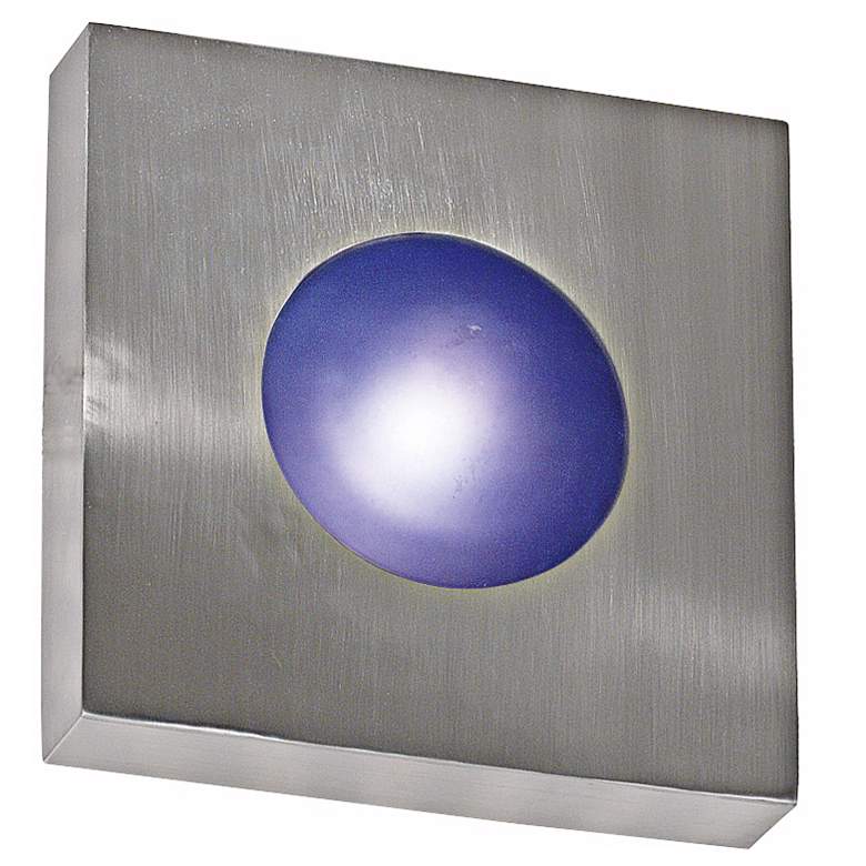 Image 1 Burst Aluminum 8 inch Square Outdoor Wall or Ceiling Light