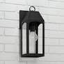 1_Burton 16 3/4" High Black Outdoor Wall Light