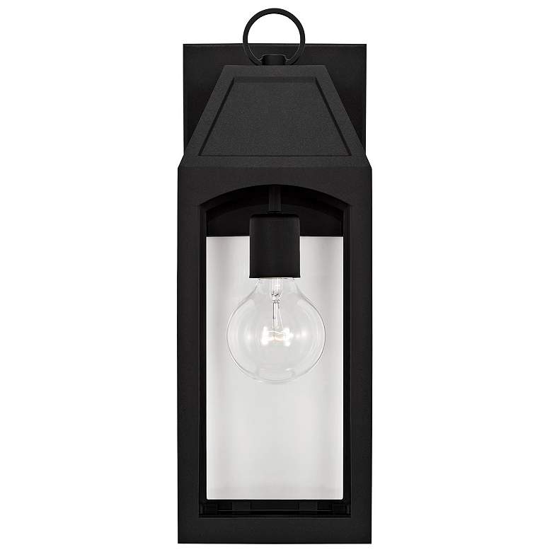 Image 4 Burton 16 3/4" High Black Outdoor Wall Light more views