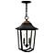 Burton 18 1/4" High Black 2-Light Outdoor Hanging Lantern