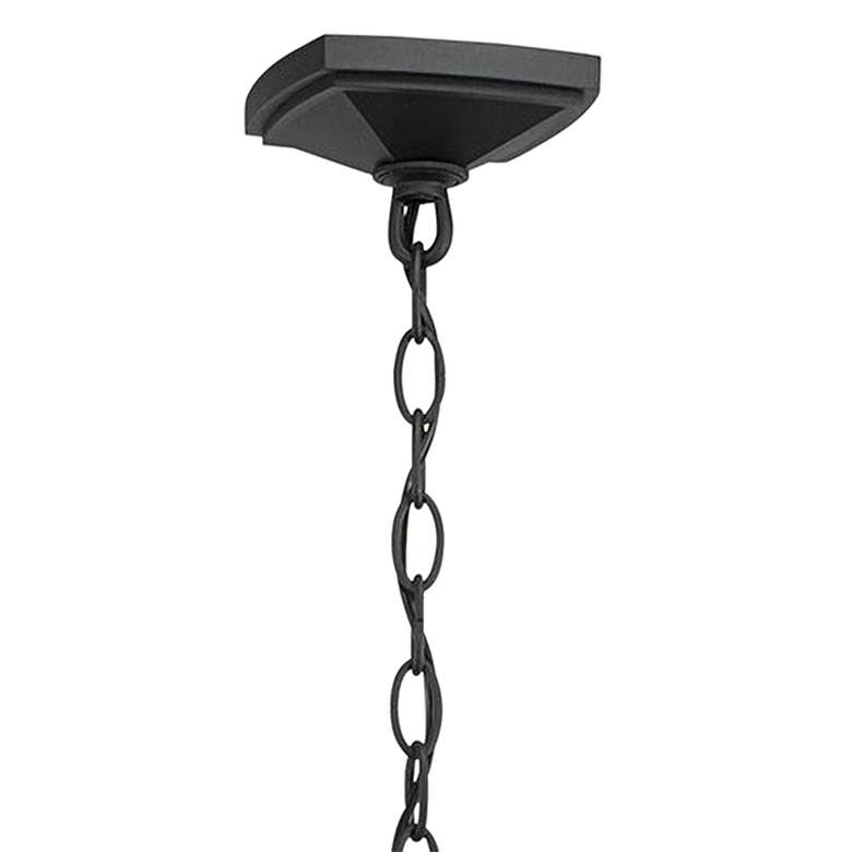 Image 2 Burton 26 1/2 inch High Black 4-Light Outdoor Hanging Light more views