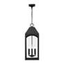 Burton 26 1/2" High Black 4-Light Outdoor Hanging Light