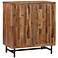 Bushwick 32 1/4" Wide Rustic Acacia Wooden Wine and Bar Cabinet