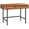 Bushwick 48" Wide Rustic Acacia Wooden 2-Drawer Writing Desk