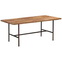 Bushwick 70&quot; Wide Rustic Acacia Wooden Dining Table
