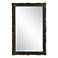Bustelo Dark Bronze 30" x 45" Geometric Wall Mirror