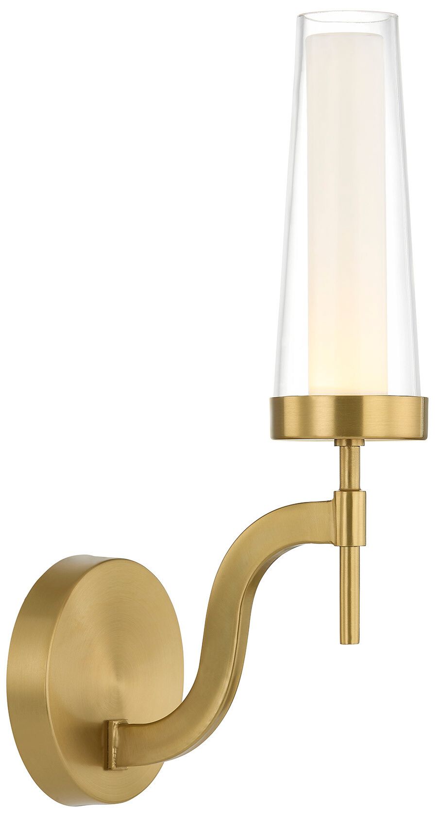 Image 5 Butler 1-Light Wall Sconce in Warm Brass more views