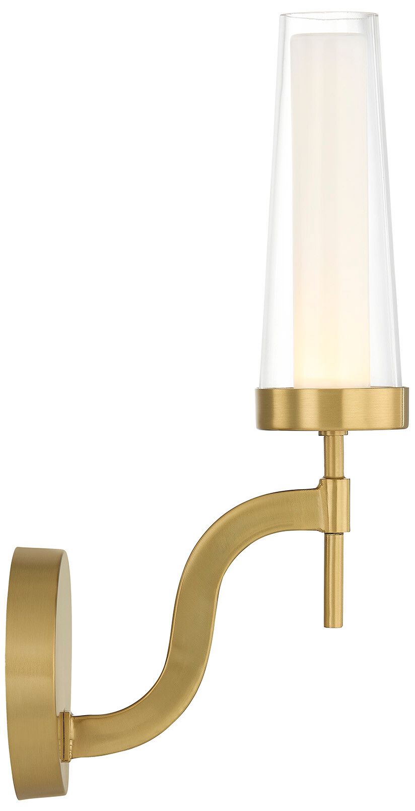 Image 6 Butler 1-Light Wall Sconce in Warm Brass more views