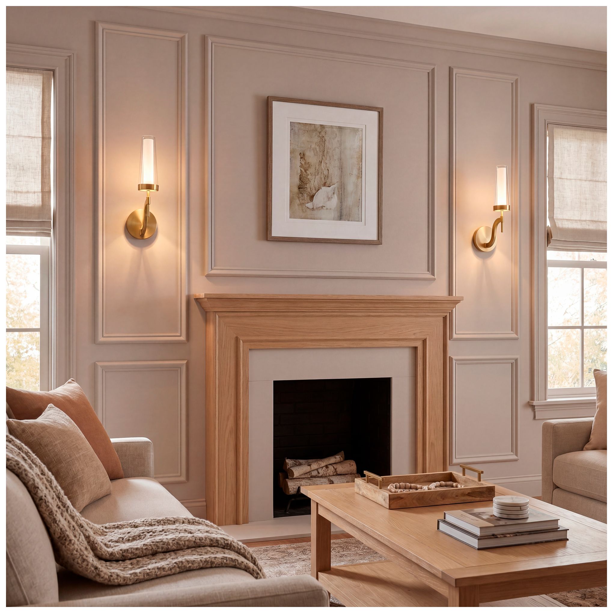 Image 7 Butler 1-Light Wall Sconce in Warm Brass more views