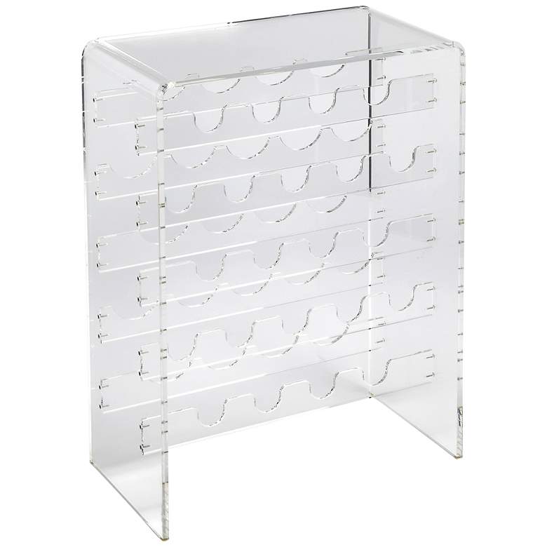 Image 1 Butler 34" High 20 Bottle Acrylic Wine Rack