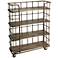 Butler Antioch Metal and Distressed Wood 5-Shelf Etagere