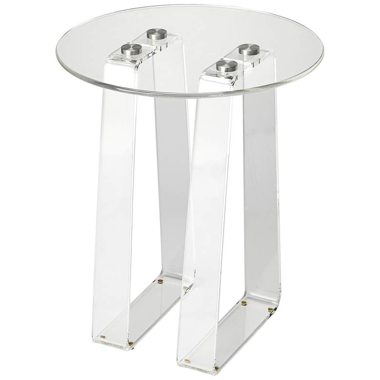 Image 1 Butler Blanca Clear Acrylic Round Side Table