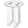 Butler Blanca Clear Acrylic Round Side Table