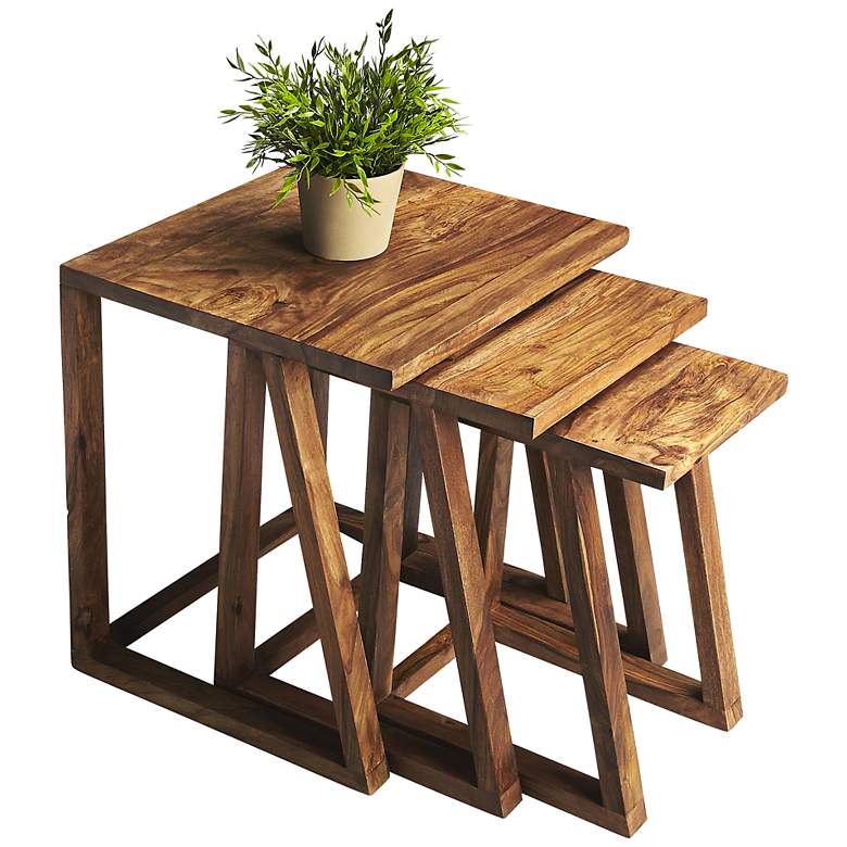 Image 1 Butler Loft Sheesham Wood Nesting Tables