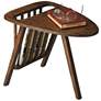 1_Butler Lowery 15" Wide Dark Brown Mango Wood Modern Magazine Table