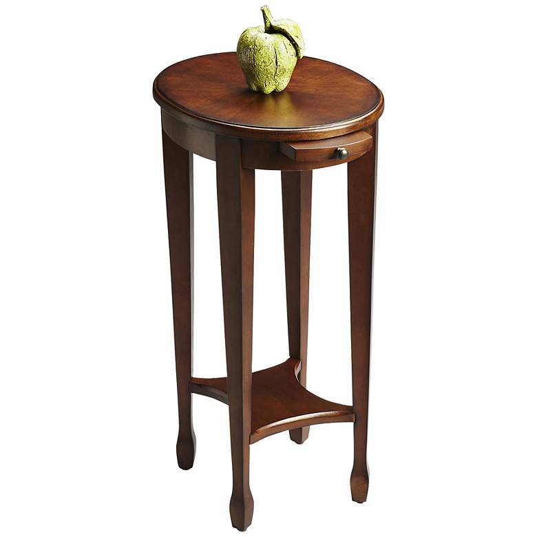 Image 2 Butler Masterpiece 15" Wide Cherry Veneered Hardwood Accent Table