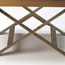 4_Butler Rodrigo Medium Brown Leather Tufted Accent Stool more views