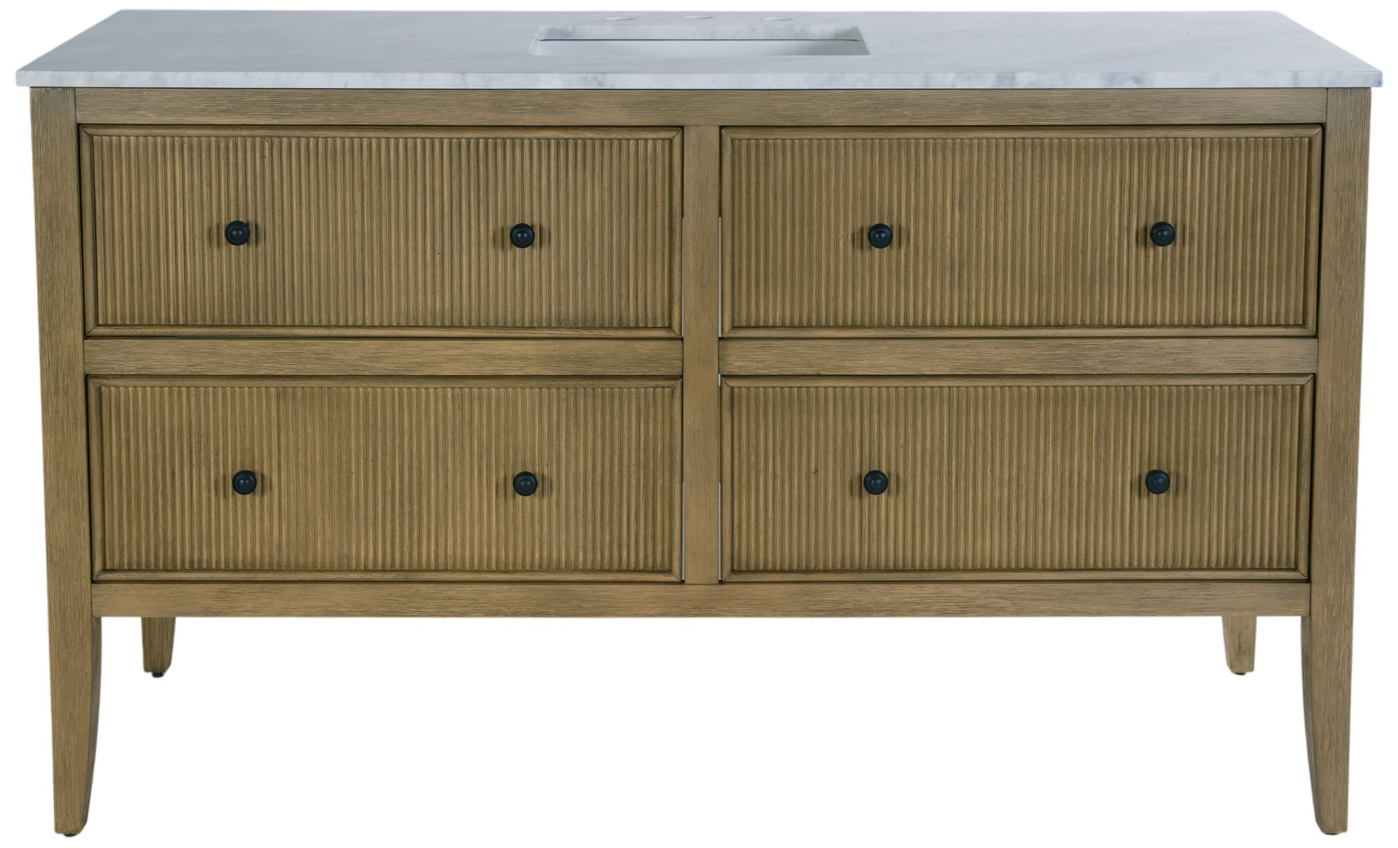 Image 4 Butler Specialty Company Bristol 60"W Marble Top Bathroom Vanity, Oak Brown more views
