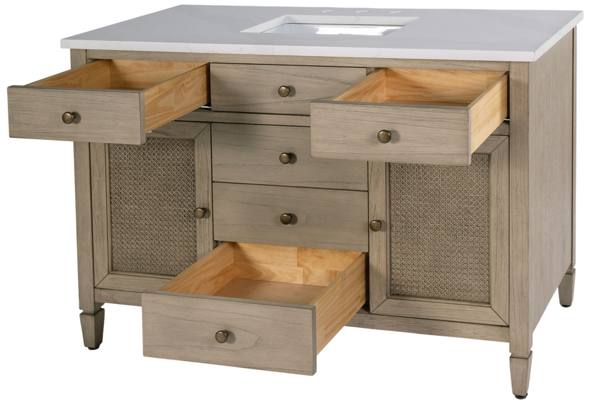 Image 3 Butler Specialty Company Flagstaff 48" W. Quartz Top Bathroom Vanity,  more views