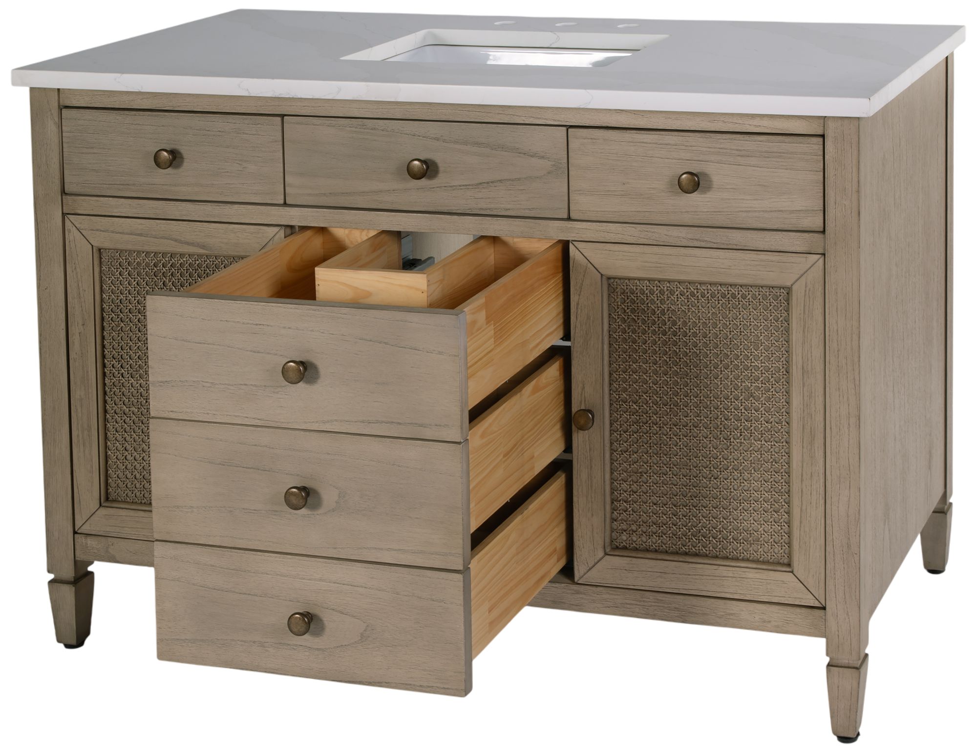Image 4 Butler Specialty Company Flagstaff 48" W. Quartz Top Bathroom Vanity,  more views