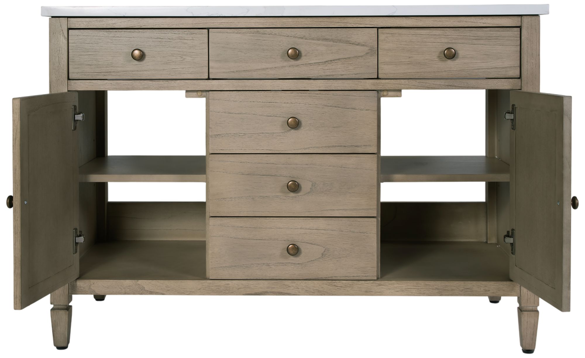 Image 6 Butler Specialty Company Flagstaff 48" W. Quartz Top Bathroom Vanity,  more views