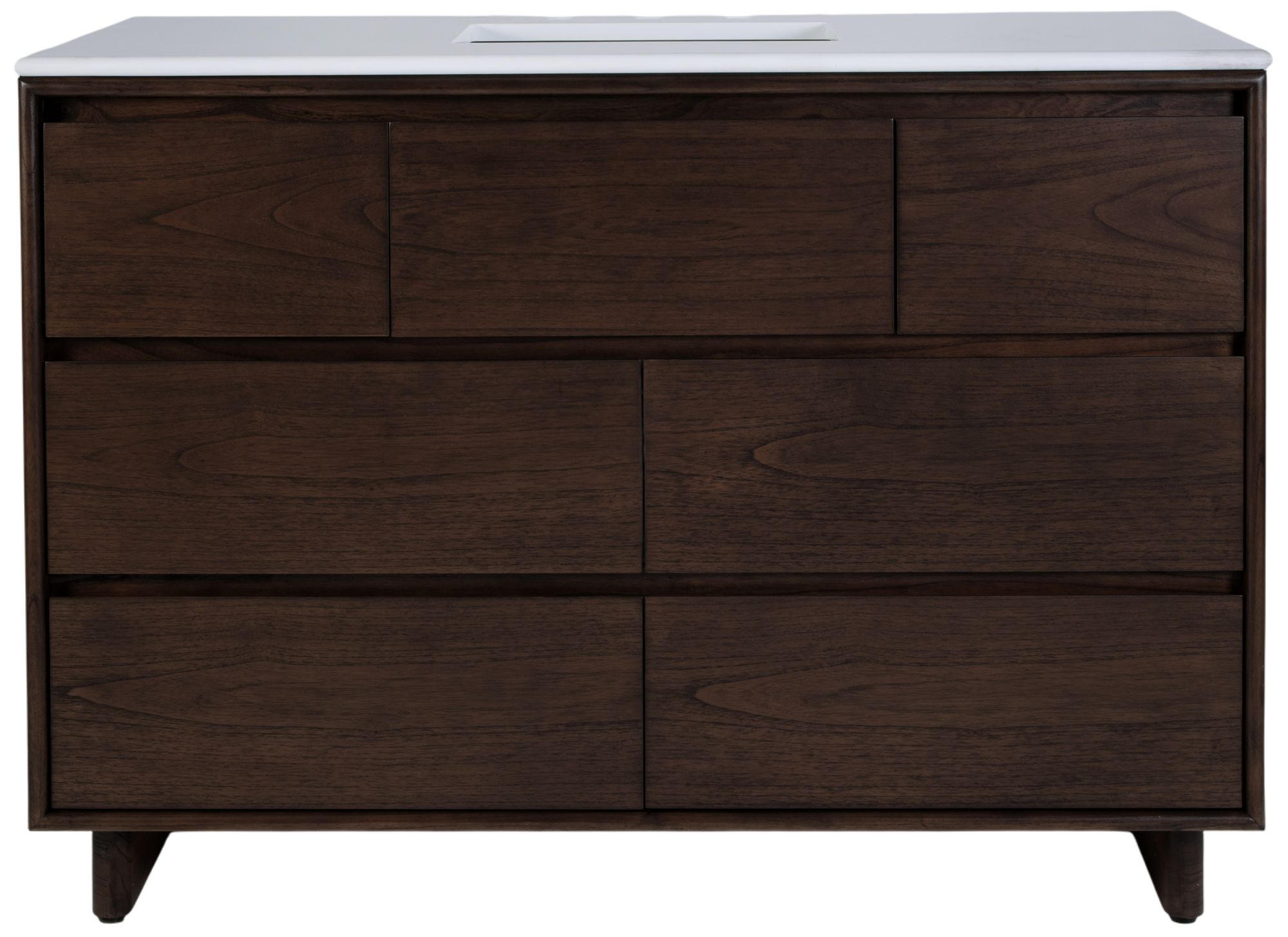 Image 4 Butler Specialty Company Halmstad 48 in. W 6 Drawer Vanity Set, Brown more views
