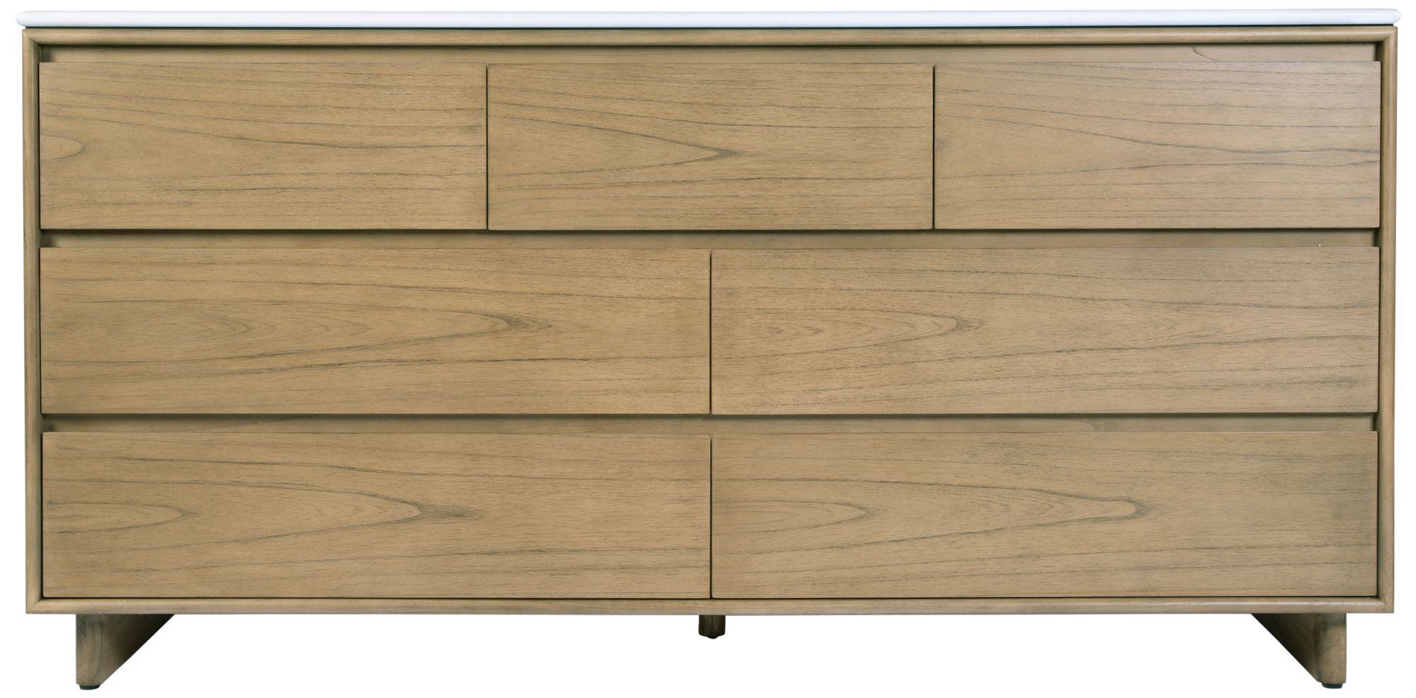 Image 6 Butler Specialty Company Halmstad 72 in. W 5 Drawer Vanity Set, Blonde Oak more views