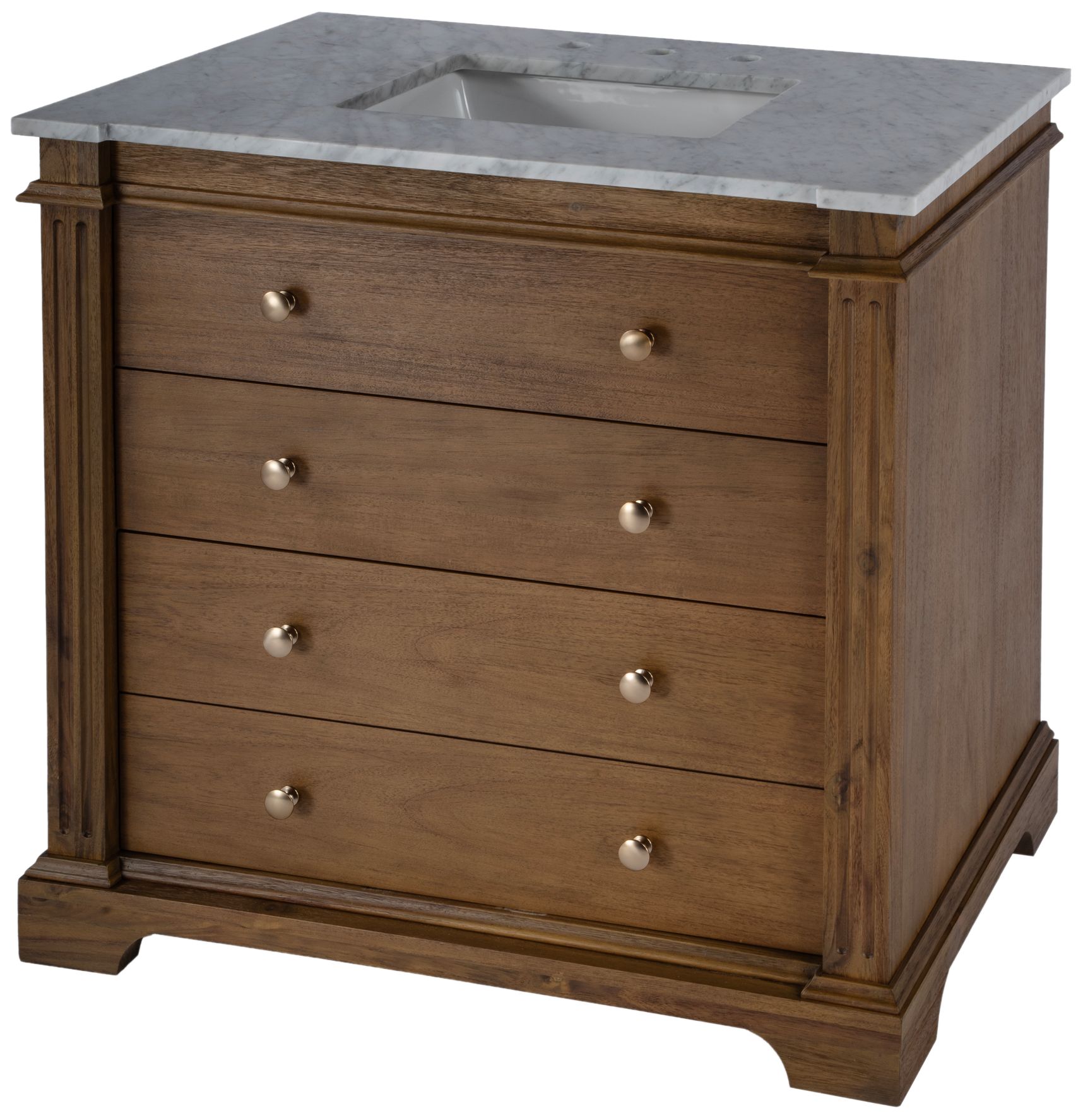 Image 2 Butler Specialty Company Hanson 36" Single Bathroom Vanity Set, Brown