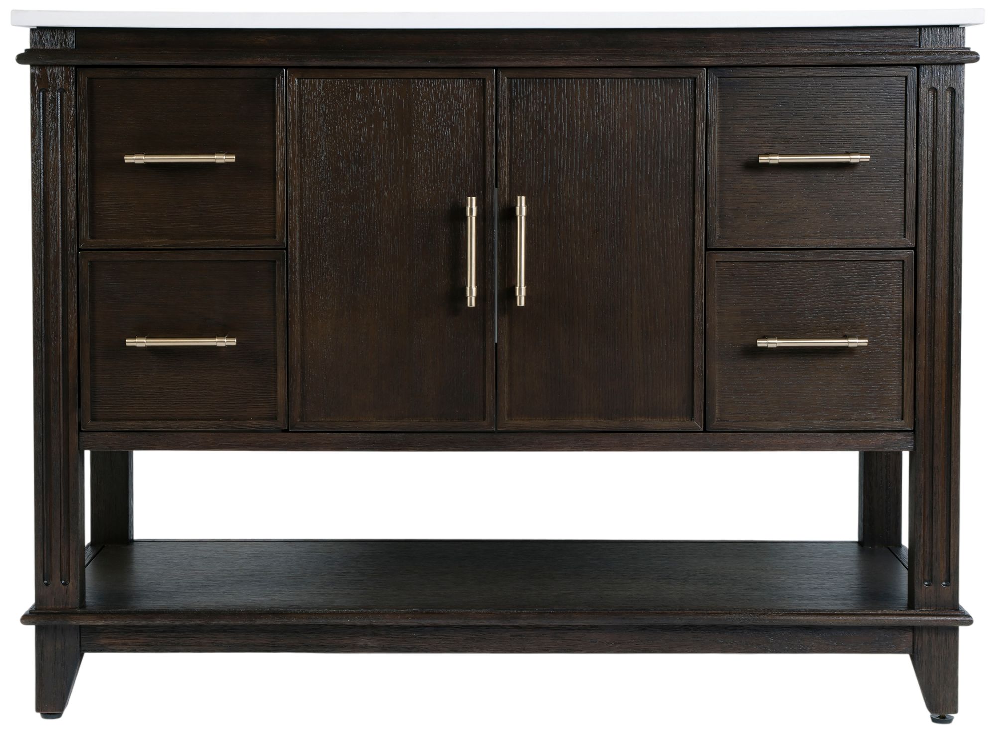 Image 3 Butler Specialty Company Reece 48 in. W Quartz Top Bathroom Vanity, Coffee more views