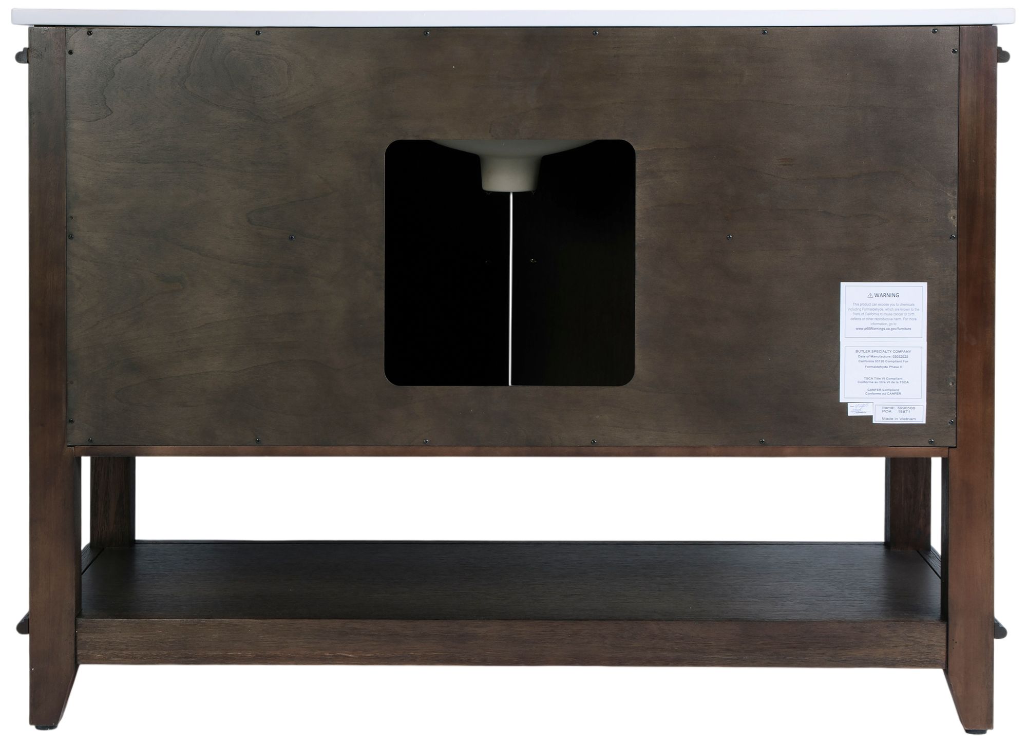 Image 6 Butler Specialty Company Reece 48 in. W Quartz Top Bathroom Vanity, Coffee more views