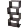 Butler Stockholm Coffee Brown Wood 4-Shelf Bookcase Etagere