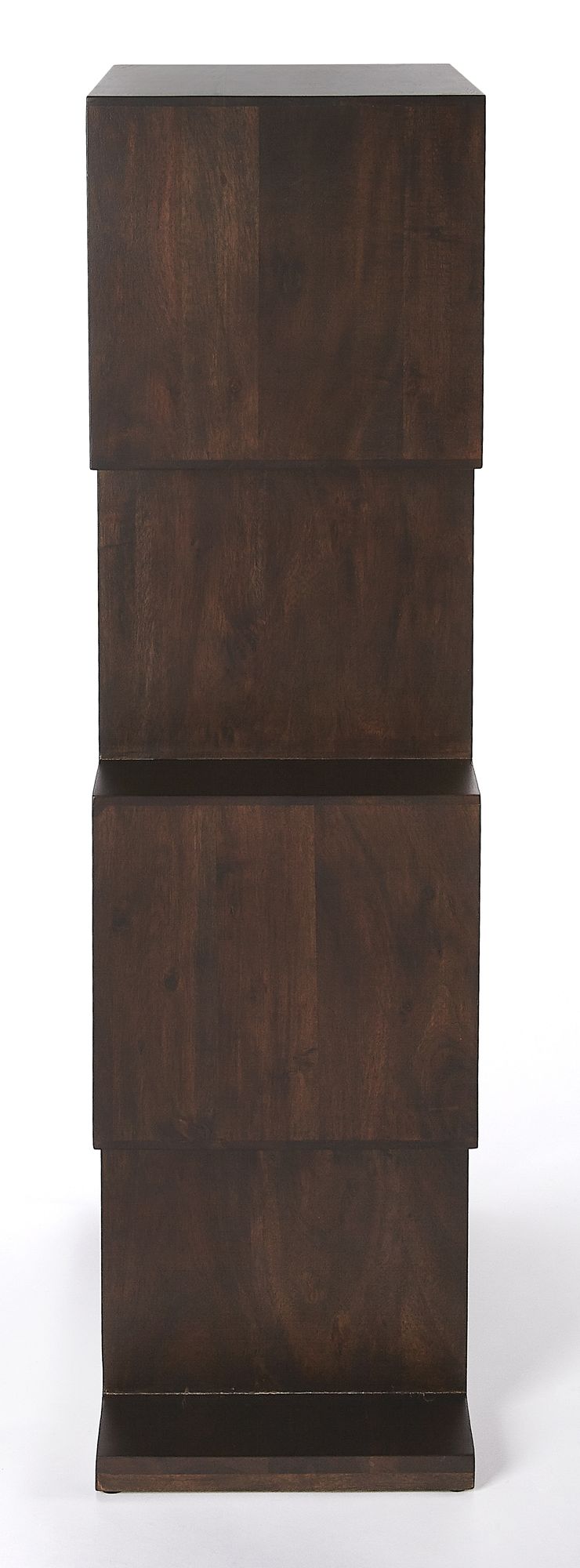 Image 5 Butler Stockholm Coffee Brown Wood 4-Shelf Bookcase Etagere more views