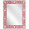 Butler Vivienne Pink Bone Inlay 24" x 30" Wall Mirror
