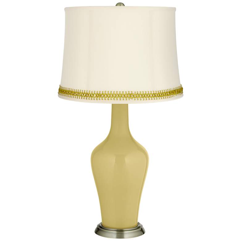 Image 1 Butter Up Anya Table Lamp with Open Weave Trim
