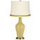 Butter Up Anya Table Lamp with Open Weave Trim