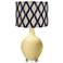 Butter Up Beige Diamonds Ovo Table Lamp