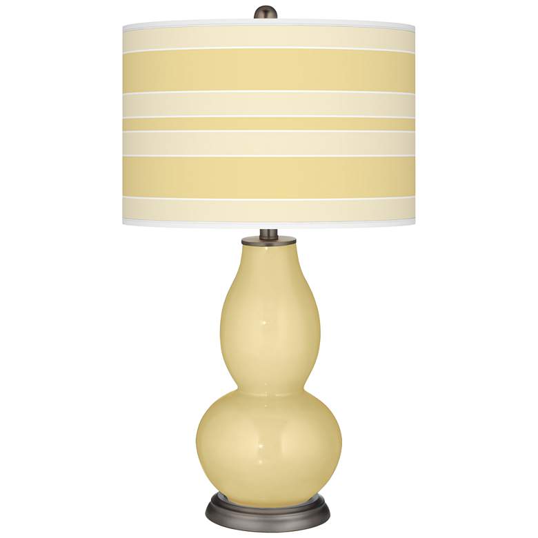 Image 1 Butter Up Bold Stripe Double Gourd Table Lamp