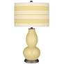 Butter Up Bold Stripe Double Gourd Table Lamp