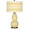 Butter Up Bold Stripe Double Gourd Table Lamp