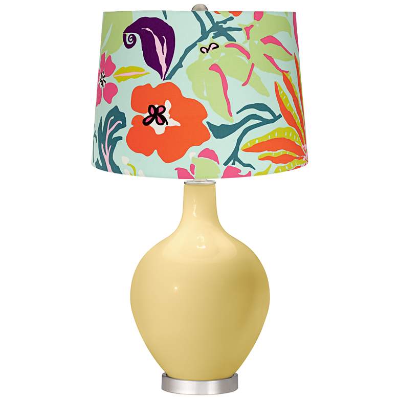 Image 1 Butter Up Bright Tropical Shade Ovo Table Lamp