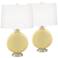 Butter Up Carrie Table Lamp Set of 2 with Dimmers