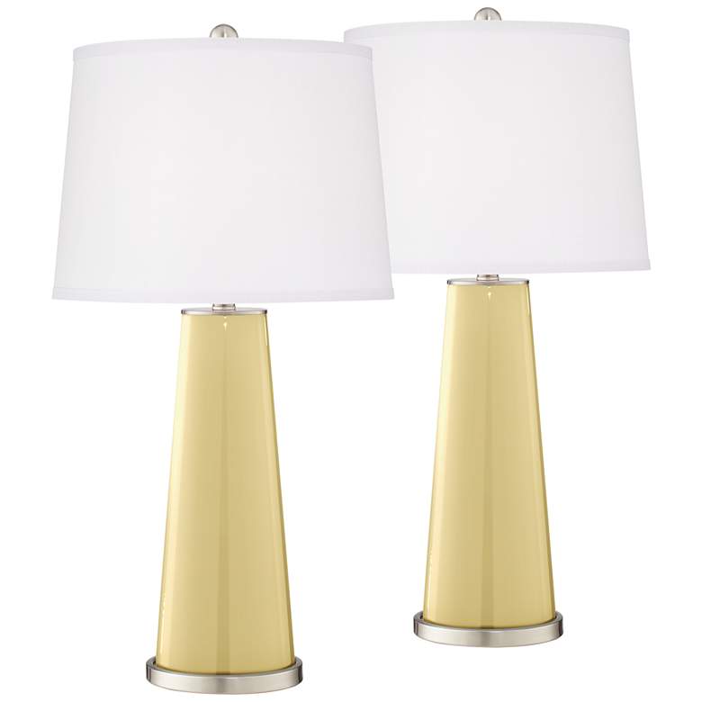 Image 2 Butter Up Leo Table Lamp Set of 2 with Dimmers