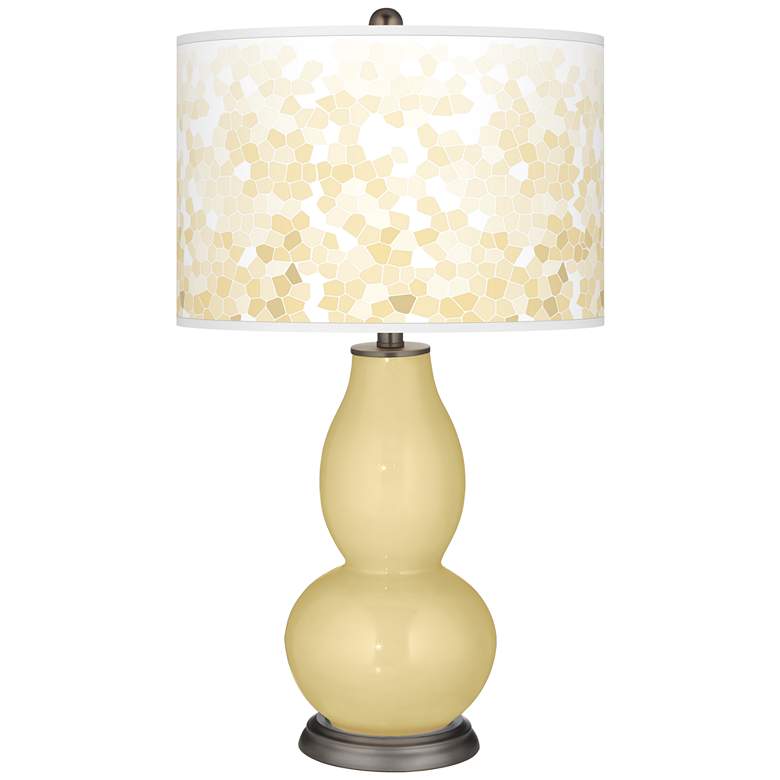 Image 1 Butter Up Mosaic Giclee Double Gourd Table Lamp