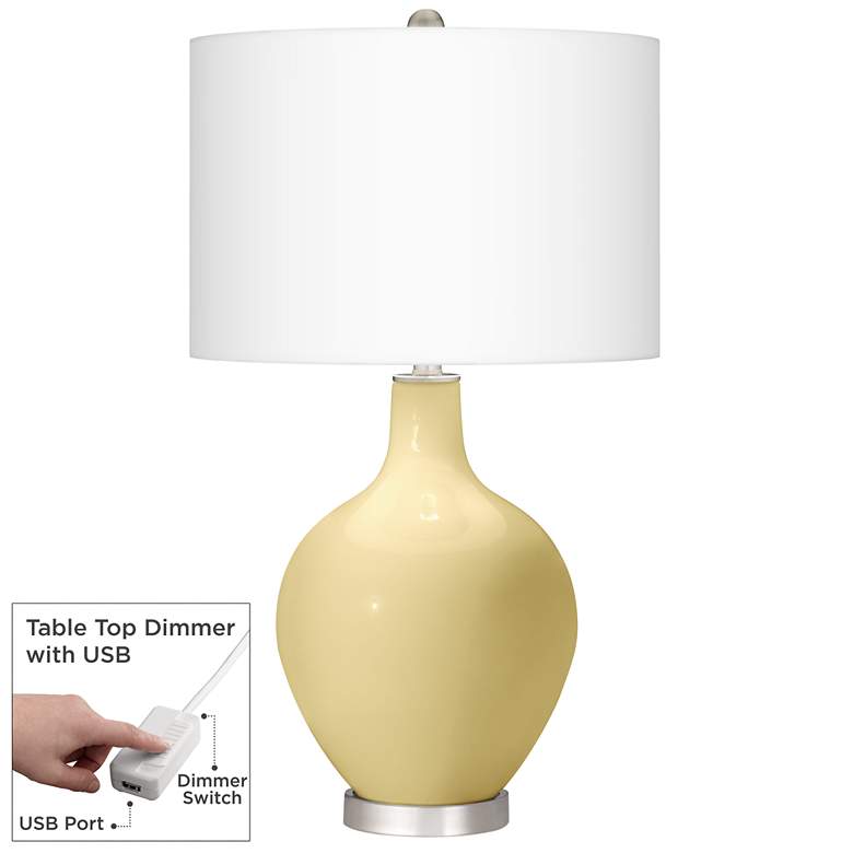 Image 1 Butter Up Ovo Table Lamp With Dimmer