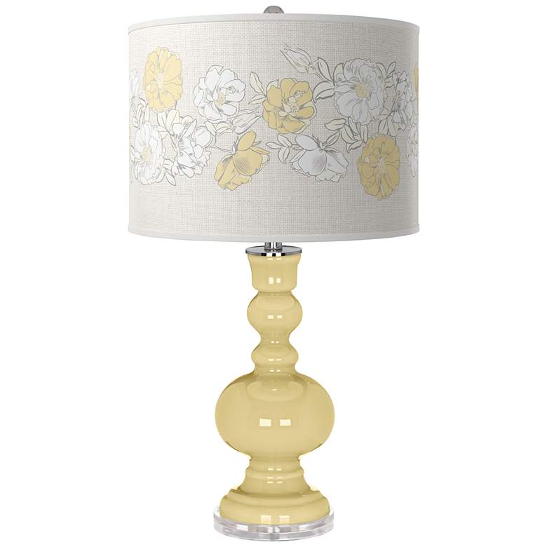 Image 1 Butter Up Rose Bouquet Apothecary Table Lamp